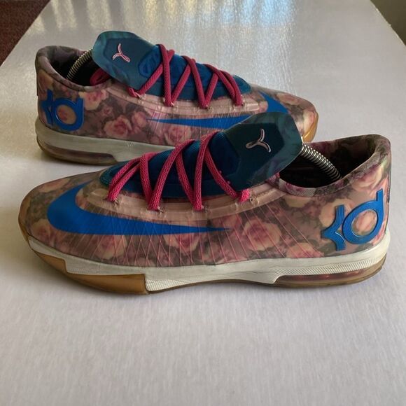 NIKE KD 6 #599477-602 Aunt Pearl Limited Edition Sneakers Size 7Y - Picture 2 of 11